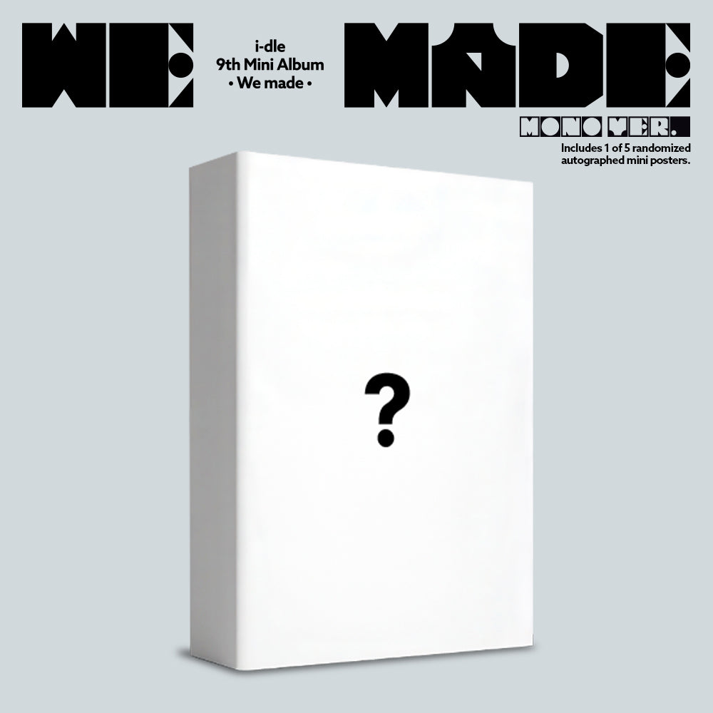 We made Exclusive Signed CD - i-dle store
